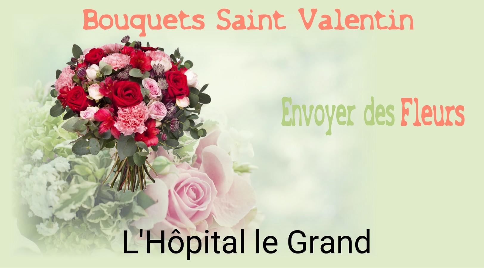 Roses de Saint-Valentin livrées à L'Hôpital-le-Grand